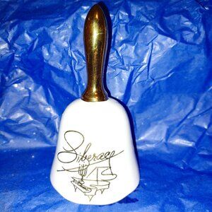 Liberace Gold Signature Ceramic Collectible Bell